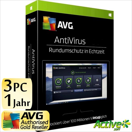 Avg antivirus 2026 3pc 1jahr - antivirus,